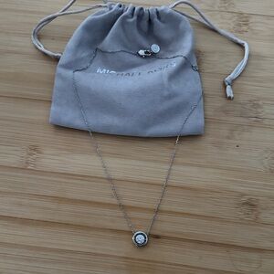 Michael Kors Silver Pendant Necklace